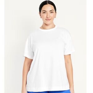 Old Navy oversized white t-shirt size L